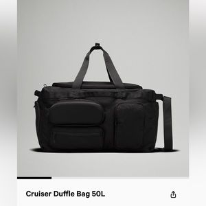 NWT Lululemon Cruiser Duffle Bag 50L